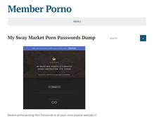 Tablet Screenshot of memberporno.com